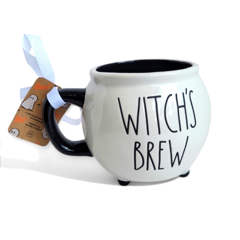 Rae Dunn x Peanuts Witch's Brew Mug white